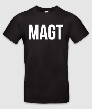 magt logo tshirt black front
