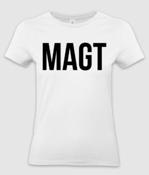 magt logo tshirt women white front